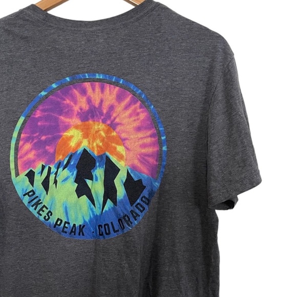 Very Important Tee Tops - 💥 Pikes Peak Colorado Tie-Dye Short Sleeve Top